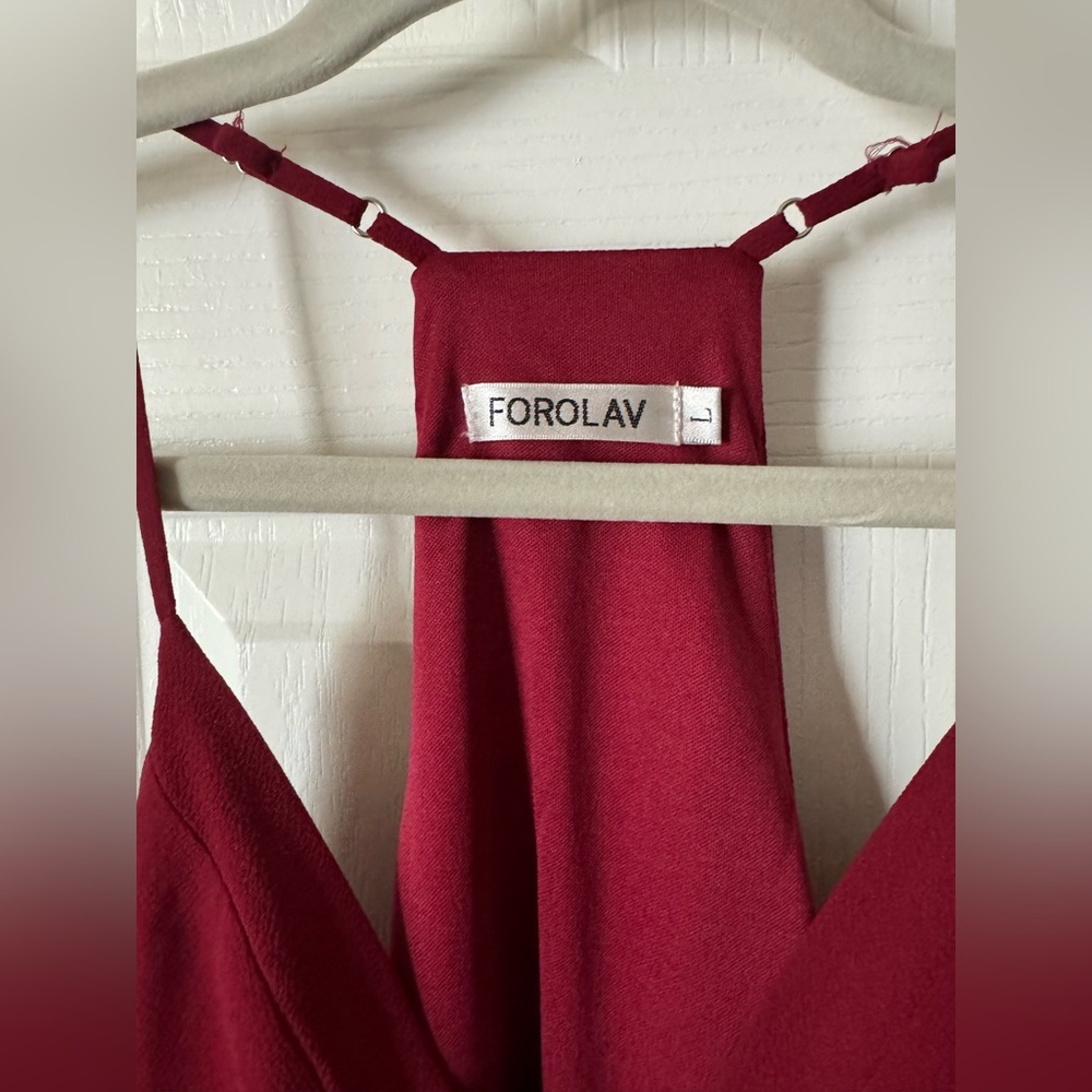 Forolav Red Strappy Tank